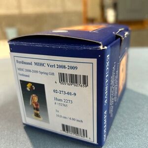 Hummel Figurine #2273 2008/09 TMK8 Ferdinand Spring Gift Exclusive Club Edition